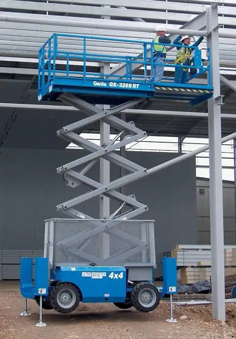 Plataforma de tijera 4x4